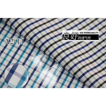 Turquoise/Navy Checks Chequer Yarn Dyed Shirt Fabric